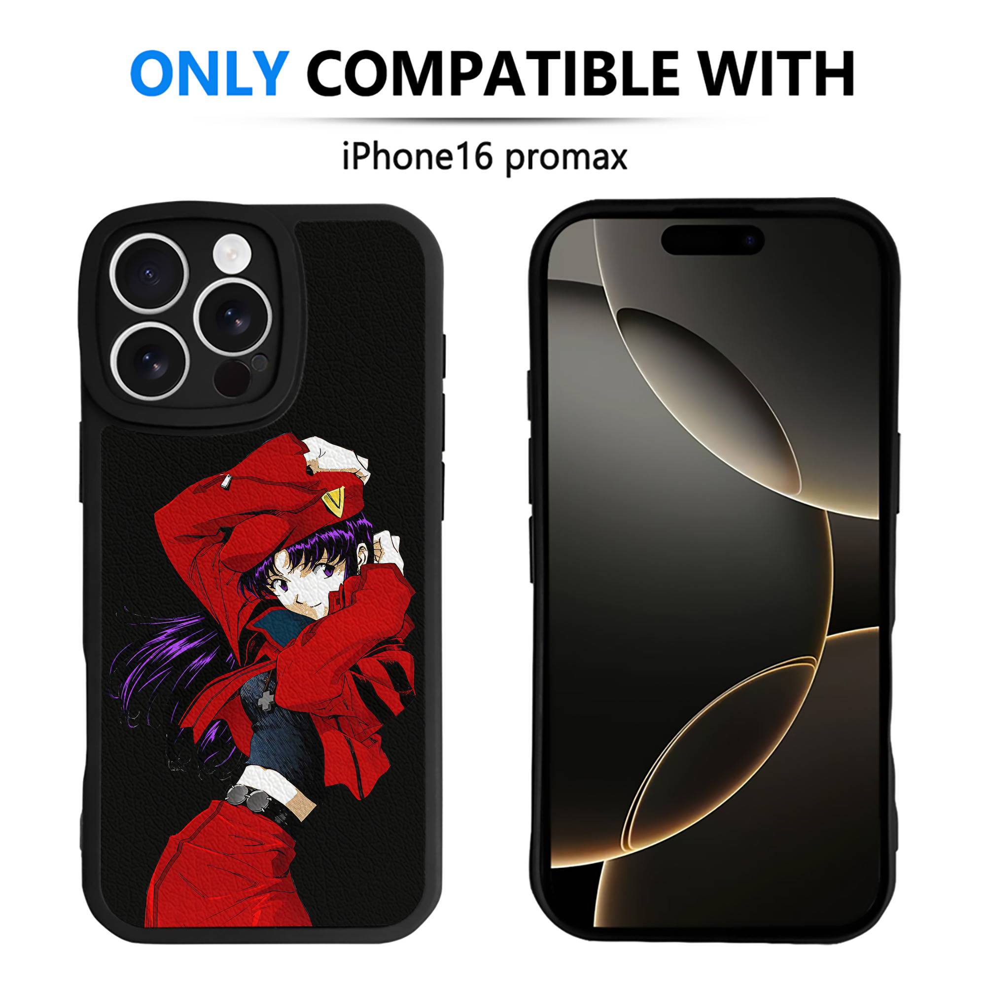 （画像用） EVA 新世紀エヴァンゲリオン 【iPhone 16シリーズ対応】シリコンスマホケース（レザー調） 材質：シリコン